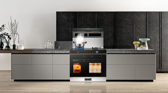 駕馭美食，輕而易舉！科恩S450變頻大吸力蒸烤消一體集成灶喚醒廚房美味